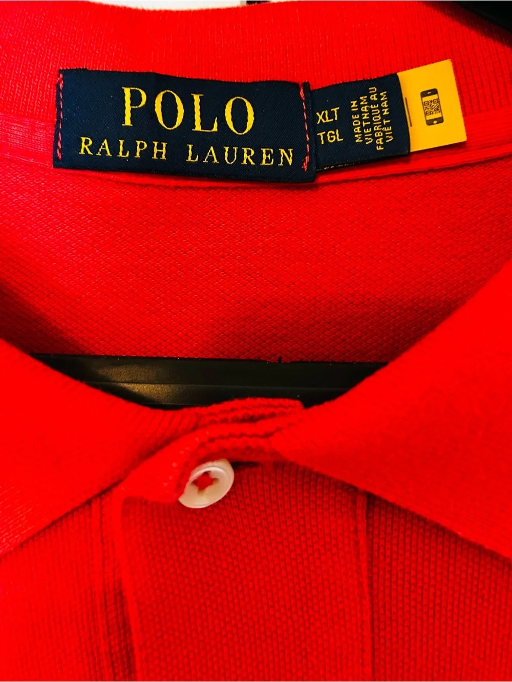 Ralph Lauren Men’s Red Polo Shirt with Embroidered Pony